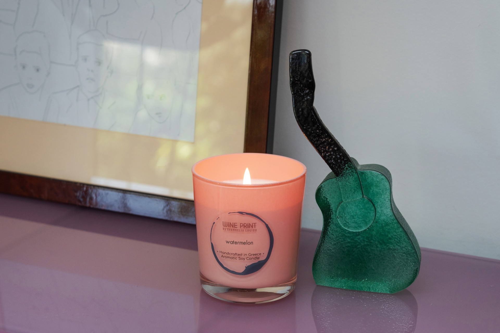 Watermelon Coral ceramic cup